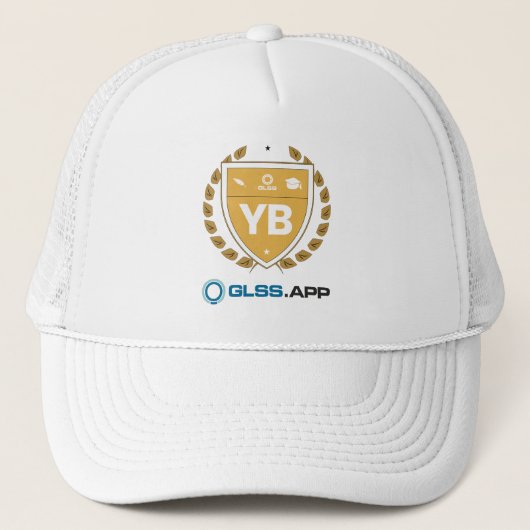 Yellow Belt Gecertificeerd - GLSS.app Trucker Pet (Voorkant)