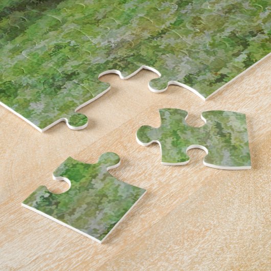 Yellow Bi Plane jigzaag Legpuzzel (Zijkant)