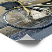 Yellow Bicycle, Kopenhagen, Denemarken Poster (Hoek)