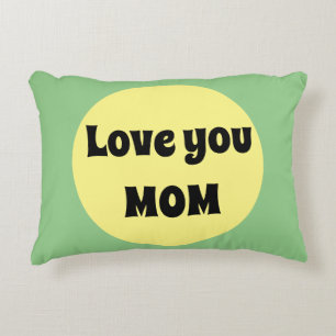 Yellow Big Dot Accent Kussen