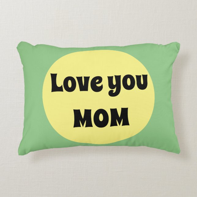 Yellow Big Dot Accent Kussen (Voorkant)