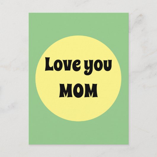 Yellow Big Dot Briefkaart (Voorkant)