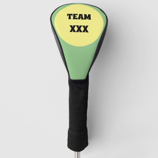 Yellow Big Dot Golfheadcover (Voorkant)