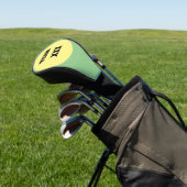 Yellow Big Dot Golfheadcover (Insitu)