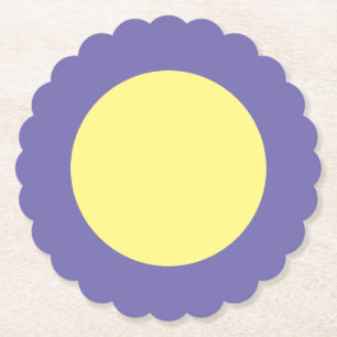 Yellow Big Dot Kartonnen Onderzetters