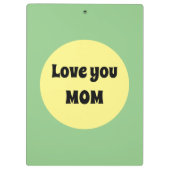 Yellow Big Dot Klembord (Achterkant)