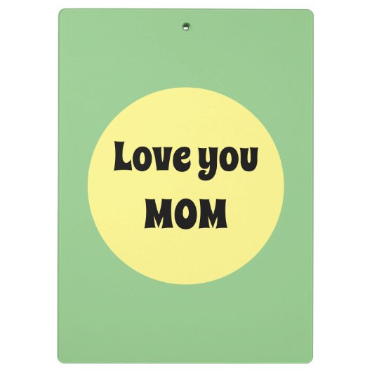 Yellow Big Dot Klembord (Achterkant)