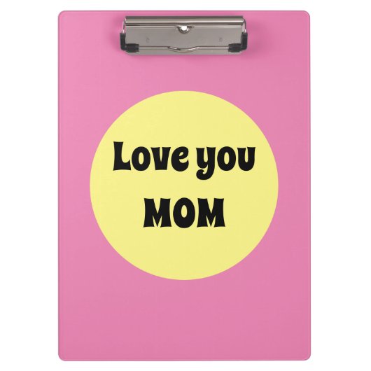 Yellow Big Dot Klembord (Voorkant)