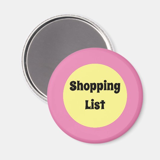 Yellow Big Dot Magneet (Voorkant / Achterkant)