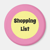 Yellow Big Dot Magneet (Voorkant)