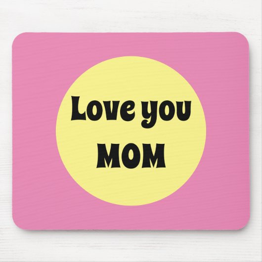 Yellow Big Dot Muismat (Voorkant)