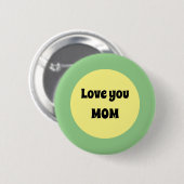 Yellow Big Dot Ronde Button 5,7 Cm (Voorkant /achterkant)