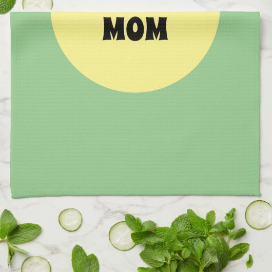 Yellow Big Dot Theedoek (Gevouwen)