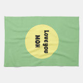 Yellow Big Dot Theedoek (Horizontaal)