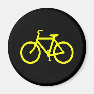 Yellow Bike Magneet