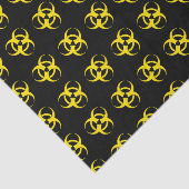 Yellow Biohazard Symbool Tissuepapier (Detail)