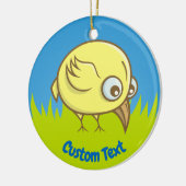 Yellow bird cartoon ceramic ornament (Links)