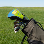Yellow Bird cartoon golfhoofddeksel Golfheadcover (Insitu)