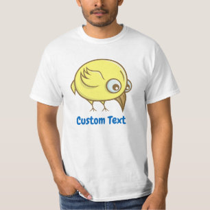 Yellow bird cartoon T-shirt