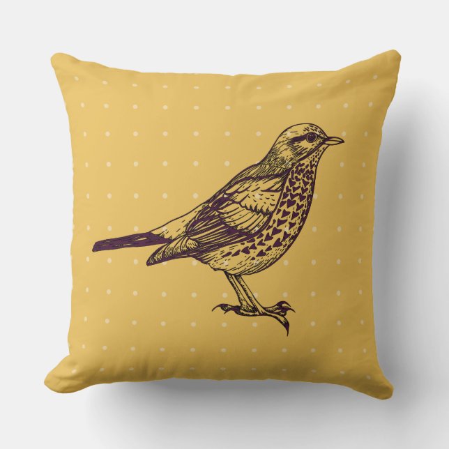  YELLOW BIRD DESIGN RETRO SIERKUSSEN (Voorkant)