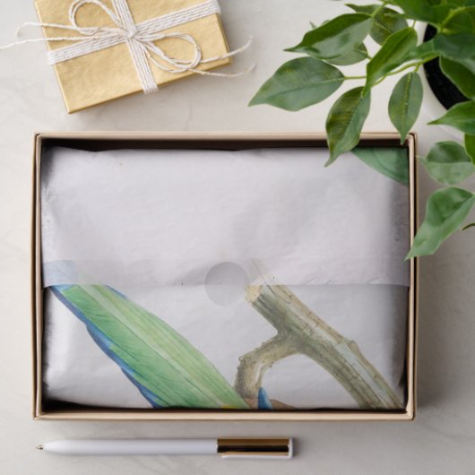 Yellow Bird Ephemera Decoupage Tissuepapier (Geschenk)