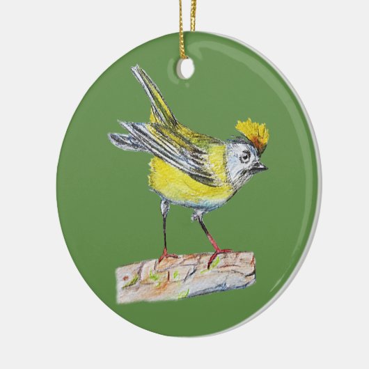 Yellow Bird Ornament (Links)