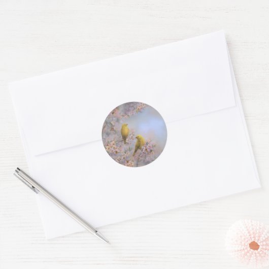 Yellow Bird sticker (Envelop)