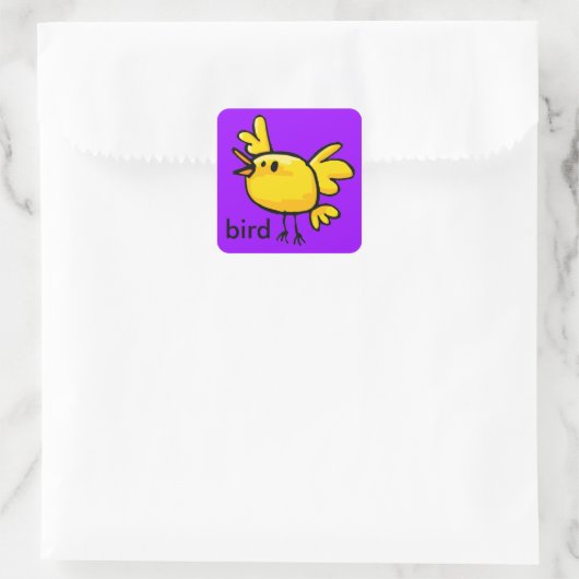 Yellow Bird sticker (Tas)