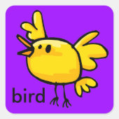 Yellow Bird sticker (Voorkant)