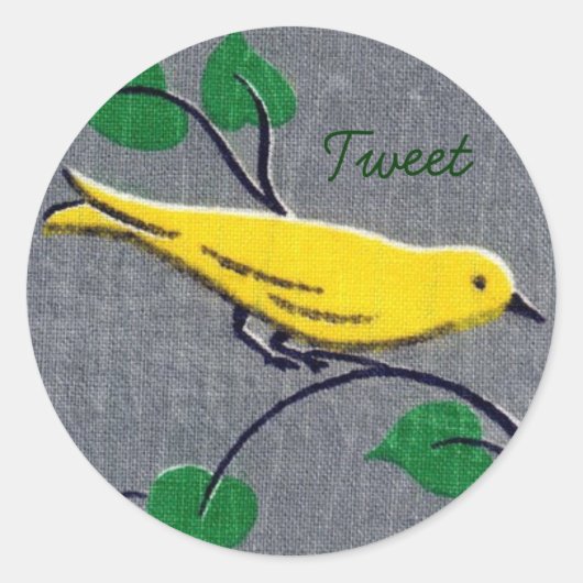 Yellow Bird Stickers (Voorkant)