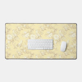 Yellow Bird Toile Bureaumat (Keyboard & Muis)