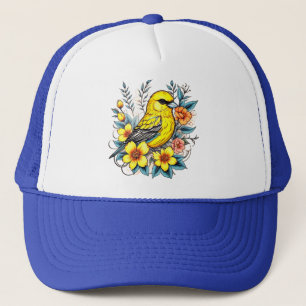 Yellow Bird Trucker Hat Pet