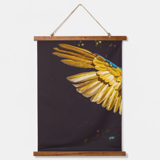Yellow Bird Wildlife  ara Hangend Wandkleed (Voorkant)