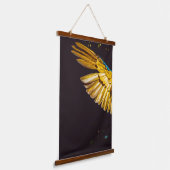 Yellow Bird Wildlife  ara Hangend Wandkleed (Gebogen)