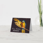 Yellow Bird Wildlife  ara Kaart (Voorkant)