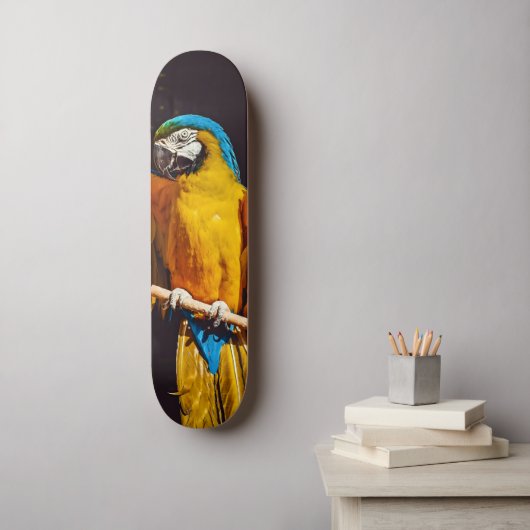 Yellow Bird Wildlife  ara Persoonlijk Skateboard (Muurkunst)