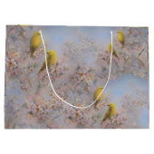 Yellow Birds Gift Bag Groot Cadeauzakje (Achterkant)