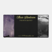 Yellow & Black 2 Photo Business Name & Wesbite Bureaumat (Voorkant)