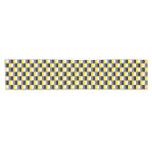 Yellow, Black and Gray Color Combination Korte Tafelloper (Horizontaal)