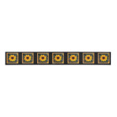 Yellow Black Eyed Susan Flower Ribbon Grosgrain Lint (Voorkant)