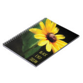 Yellow Black Eyed Susan Fotograaf Notitieboek (Linkerzijde)