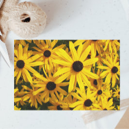 Yellow Black Eyed Susans Floral Tissuepapier