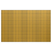 Yellow Black Gingham Pattern Stof (Yard (91,4 cm))