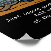 Yellow & Black Labrador Angels en mam Brunette Poster (Hoek)