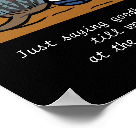 Yellow & Black Labrador Angels en mam Brunette Poster (Hoek)