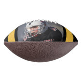 Yellow Black Name Number Team foto American Football (Gedraaid 90)