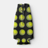 Yellow Black Tennis Ball Pattern; Flesjeskoeler (Achterkant)