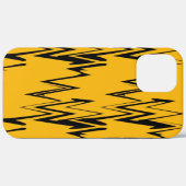 Yellow Black Zigzag Pattern Case-Mate iPhone Case (Achterkant (horizontaal))