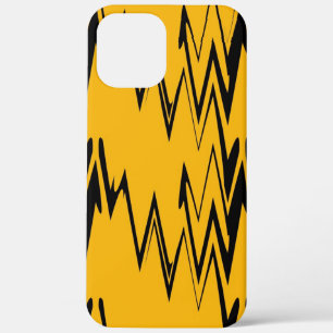 Yellow Black Zigzag Pattern Case-Mate iPhone Case