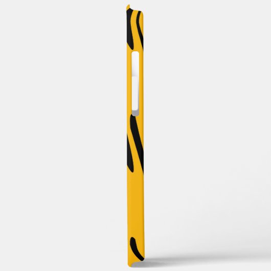 Yellow Black Zigzag Pattern Case-Mate iPhone Case (Achterkant / Links)
